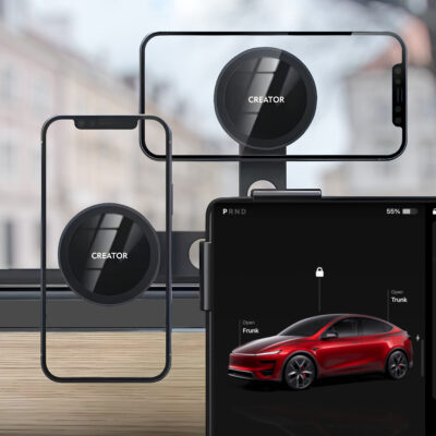 Obracany uchwyt magnetyczny na telefon