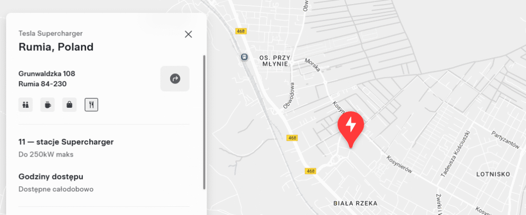 Supercharger Rumia mapa