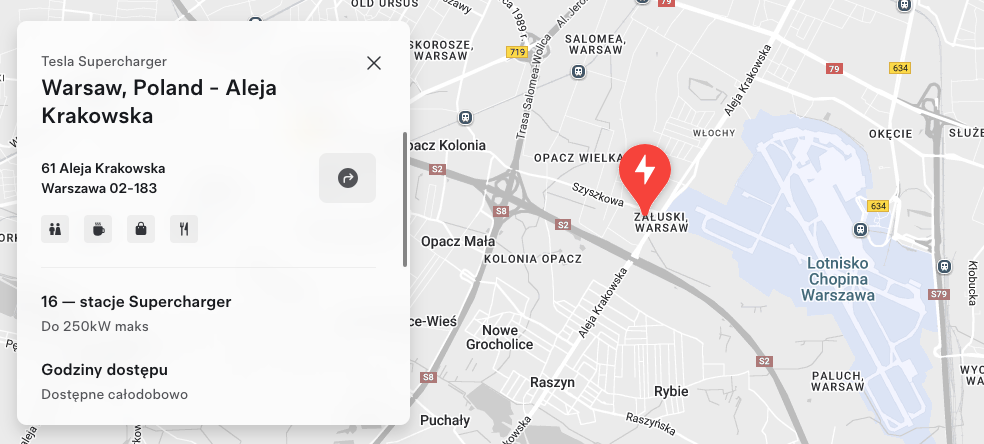 supercharger aleja krakowska warszawa lokalizacja