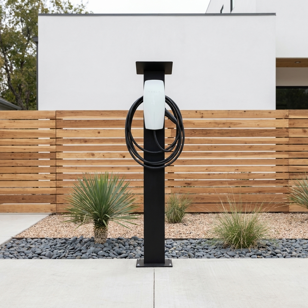 slupek na ladowarke tesla wall connector