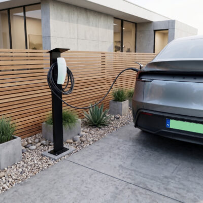 slupek na ladowarke tesla wall connector